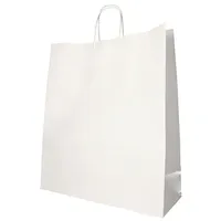 Papstar 25 Tragetaschen, Papier mit gedrehtem Tragegriff