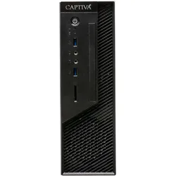 CAPTIVA Business-PC "Workstation I73-069", schwarz, ohne Betriebssystem, 8 GB RAM 250 GB SSD, Computer