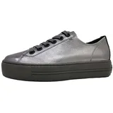 Plateau-Sneaker Silber Damen 38