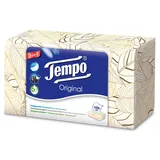 Tempo Original Taschentücher Box - 4x3 Boxen mit 100 Tüchern pro Box - Samtig weich, Waschmaschinenfest und biologisch abbaubar