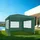 Tectake tectake® Pavillon, 3 x 3 m, im Stecksystem, mit UV-Schutz, wasserdicht,