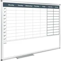 Galaxus Wöchentlich Magnetisches Whiteboard Magnetisch Eckhalterungen 90 x 60