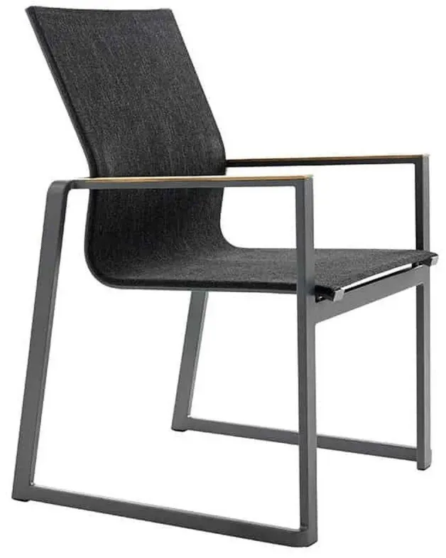 Stapelsessel Foxx - Armlehne Teak