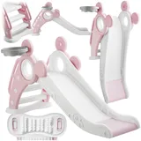 Tectake Kinderrutsche Joy 128 x 66,5 x 67,5 cm Pink