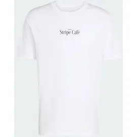 adidas COFFEE CAFE DONUT BOX GRAPHIC T-SHIRT White, S