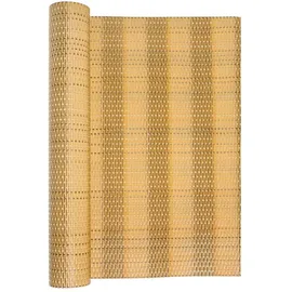 vidaXL Balkonverkleidung 400 x 90 cm Hellbraun Rattan
