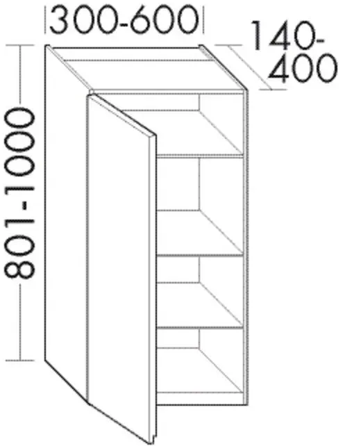 Burgbad Hängeschrank rc40 1000x400x200 Schilf Ultramatt, OSKB040RF5759 OSKB040RF5759