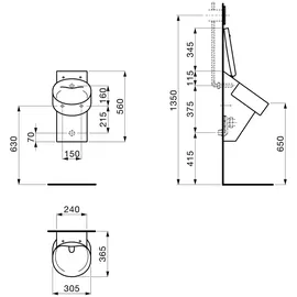 Laufen Val Absaugeurinal (H8402814000001)