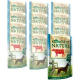 Dehner Best Nature Hundefutter Adult, Rind und Spätzle mit Karotten, im Beutel, 12 x 150 g