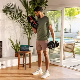 Bowflex SelectTech 552i Kompakthanteln verstellbar 2 bis 24 kg schwarz