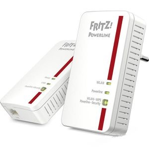 AVM Powerline FRITZ!Powerline 1240E Set, 2 Adapter, bis 1200 / 300 Mbps LAN / WLAN