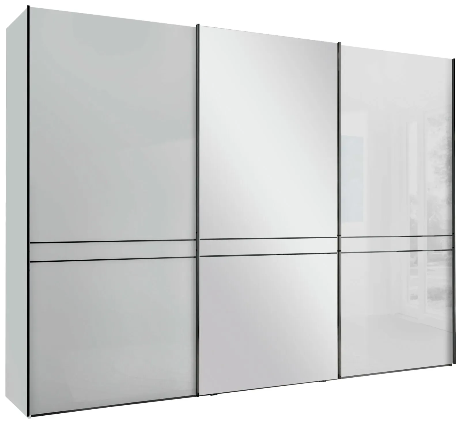 Dieter Knoll Schwebetürenschrank 3-trg. MILANO - B/H/T ca. 280,00x217,00x67,00