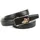 Anthoni Crown Damengürtel Leder schwarz 90