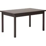 Hammel Furniture Esstisch HAMMEL FURNITURE "Basic Dinex, schnell innenliegende Einlegeplatten ausziehbar" Tische Gr. B/H/T: 140cm x 76cm x 90cm, Auszugsplatte, grau (wenge) Furnier Massivholz, in zwei Breiten, stabiler dänische Design Tisch