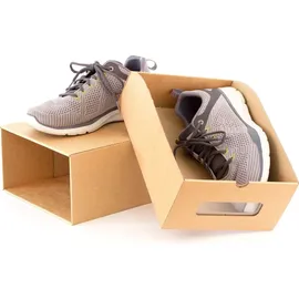 BigDean Schuhbox 20-tlg. braun