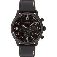 Gigandet Uhr Herrenuhr Chronograph Gigandet Destination G15-004 Schwarz Datum