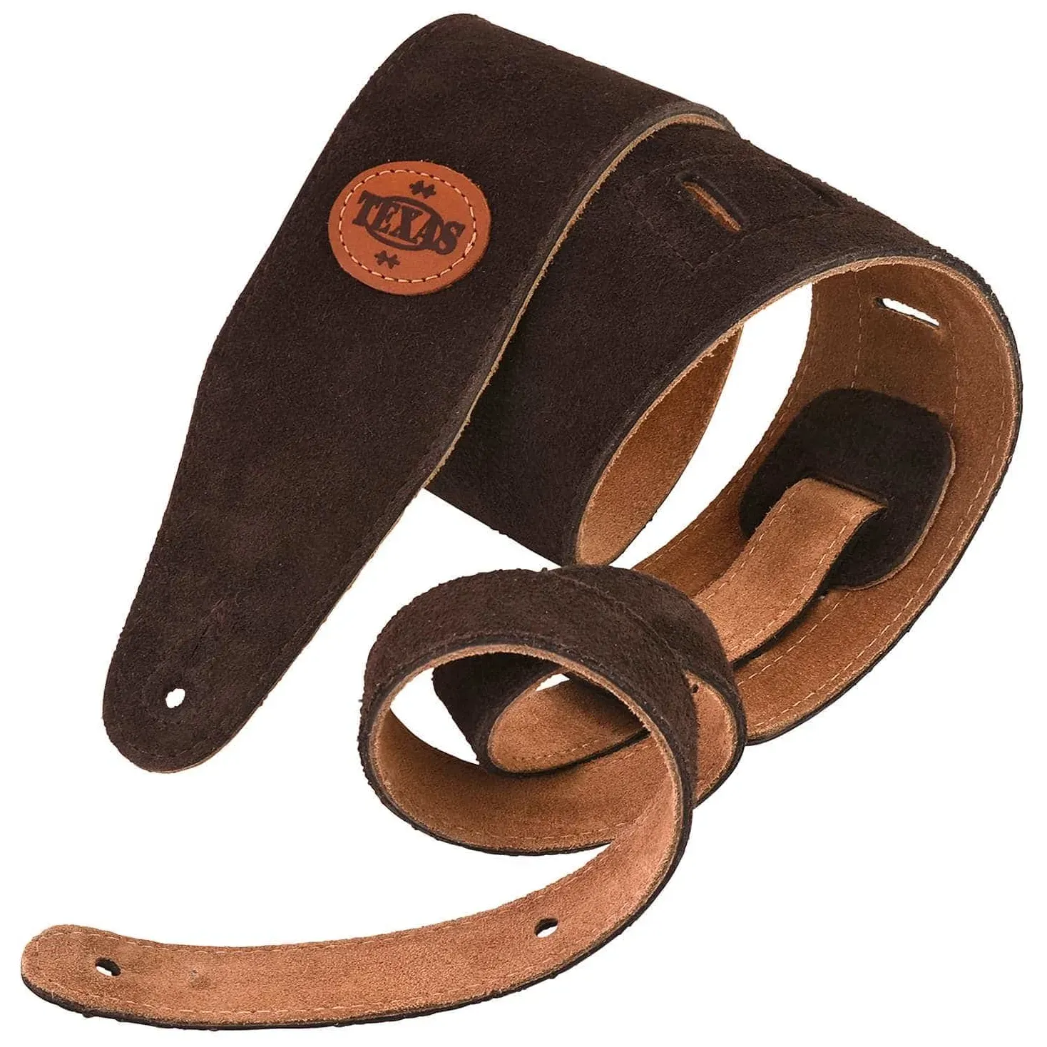 Texas 285 Wildleder Braun - Gitarrengurt