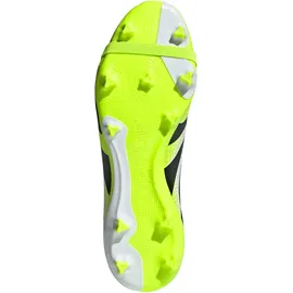 adidas Predator League Fold-Over Tongue Firm/Multi-Ground Fußballschuh Herren Cloud White/Core Black/Lucid Lemon 43 1/3