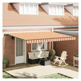 vidaXL Markise 450 x 350 cm gelb/orange