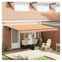 vidaXL Markise 450 x 350 cm gelb/orange