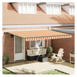 vidaXL Markise 450 x 350 cm gelb/orange