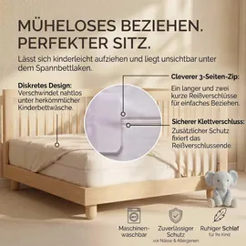 Homescapes Kinder Matratzenschoner 70 x 140 cm Weiß