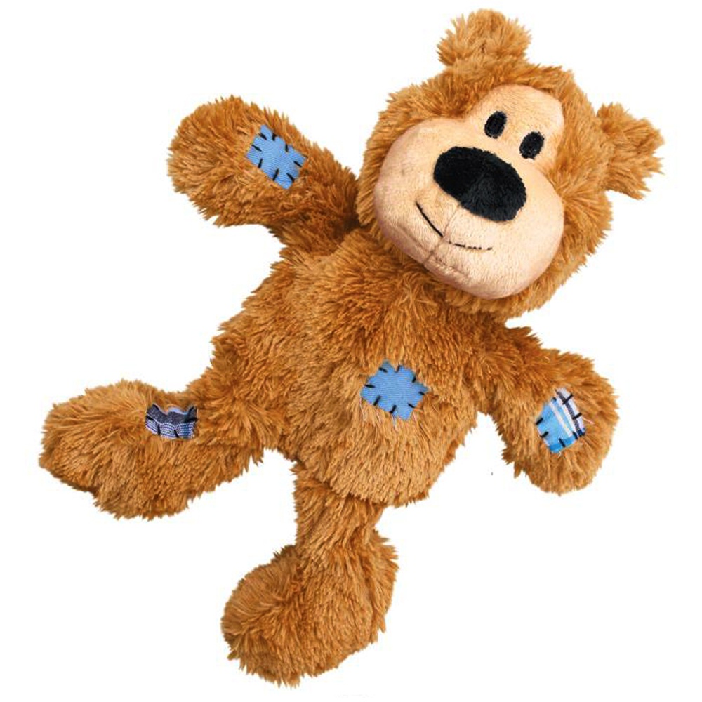 KONG WildKnots Bears XS Hundespielzeug 10x5x4cm Spielzeugteddy