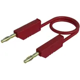 Hirschmann MLN 200/2,5 RT Messleitung Lamellenstecker 4 mm Lamellenstecker 4 mm 2.00 m Rot
