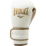EVERLAST Powerlock 2R Kunstleder-boxhandschuhe - White – Gold - 16 oz