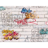 A.S. Création A.S. Création Papiertapete Boys & Girls 6 Graffitiwand Grau-Bunt FSC®