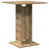 vidaXL Bistrotisch Artisan-Eiche 60x60x75 cm Holzwerkstoff