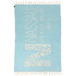 Handtuch NASSAU BEACH "NB231019", blau (cyan), , Frottee, Frottee, 100% Baumwolle, Handtücher (Packung)