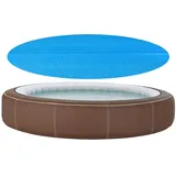 [en.casa] Solar Poolabdeckung Ferrarno blau 549 cm