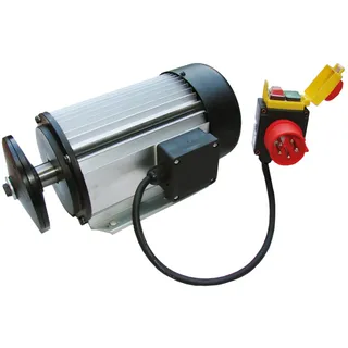 5200 Watt Motor für Kreissäge 400V Wippkreissäge Wippsäge Elektromotor inkl. Blattflansch + CEE Schalter/Stecker mit Phasenwender CROSSFER