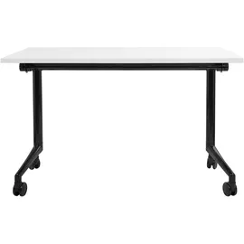 Beliani Zusammenklappbarer Schreibtisch CAVI 120 x 60 cm Weiß