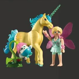 Playmobil Magic Unicorns Sammeleinhorn Sonnenscheinblüte mit Fee 71842