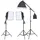 vidaXL Fotostudio-Beleuchtung Set mit Stativ und Softbox