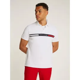 Tommy Hilfiger Poloshirt »HILFIGER CHEST INSERT REG POLO« TOMMY HILFIGER White