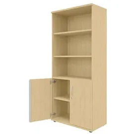 FM Helmets Basic Kombischrank 80,0 x 44,2 x 185,1 cm beige
