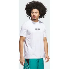 adidas Hoops Graphic T-Shirt schwarz|weiß M