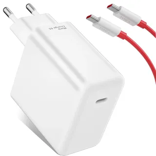 65W Ladegerät USB C mit Ladekabel für OnePlus 10T 13R 11 5G, Super Flash SUPERVOOC Ladegerät Typ C auf USB C Netzteil Stecker mit Kabel 1M für OnePlus Nord 3 2 Nord CE 3 Lite 9 Pro 8 Open Realme Oppo