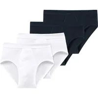 SCHIESSER Herren Slip 4er Pack