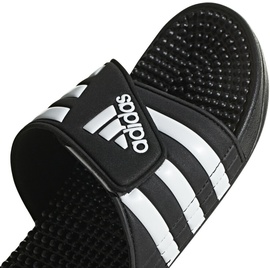 adidas Adissage schwarz/weiß 46