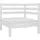 vidaXL 3-tlg. Garten-Lounge-Set Massivholz Kiefer Weiß
