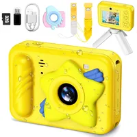 Kinderkamera Wasserdicht - Unterwasserkamera für Kinder, HD Digitalkamera für Kleinkind mit 1080P Videoaufnahme, ideale Weihnachtsgeburtstagsgeschenke für Jungen Mädchen Alter 3-12 Jahre mit 32GB