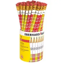 Eberhard Faber FABER 511872 Bleistift rund mit Gummitip 1x1 72er Kücher