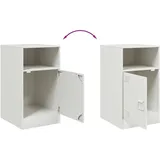 vidaXL Nachtschrank 34,5 x 39 x 62 cm Weiß