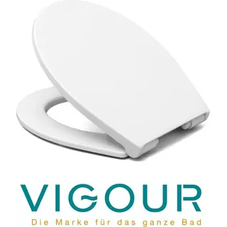 Vigour One WC-Sitz mit Absenkautomatik und Take-Off-Funktion, weiß
