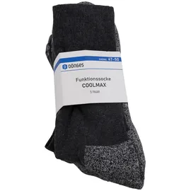 Dönges Funktionssocke Coolmax, grau, Größe 47-50