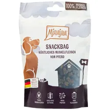 MjAMjAM Snackbag 100 Gramm Hundesnacks köstliches Muskelfleisch vom Pferd